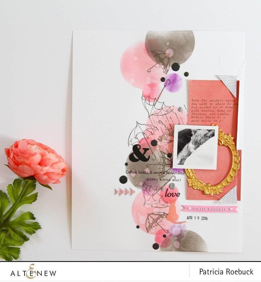 Part A-Glitz Art Craft Co.,LTD Dies Dancing In The Rain Die Set