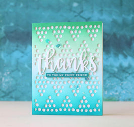 Part A-Glitz Art Craft Co.,LTD Dies Doodled Dots Cover Die