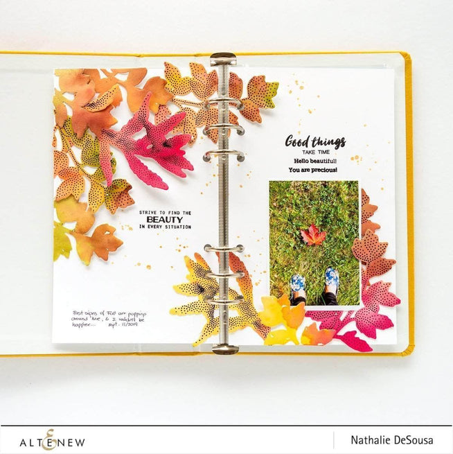 Part A-Glitz Art Craft Co.,LTD Dies Z - Dot Botanicals Die Set