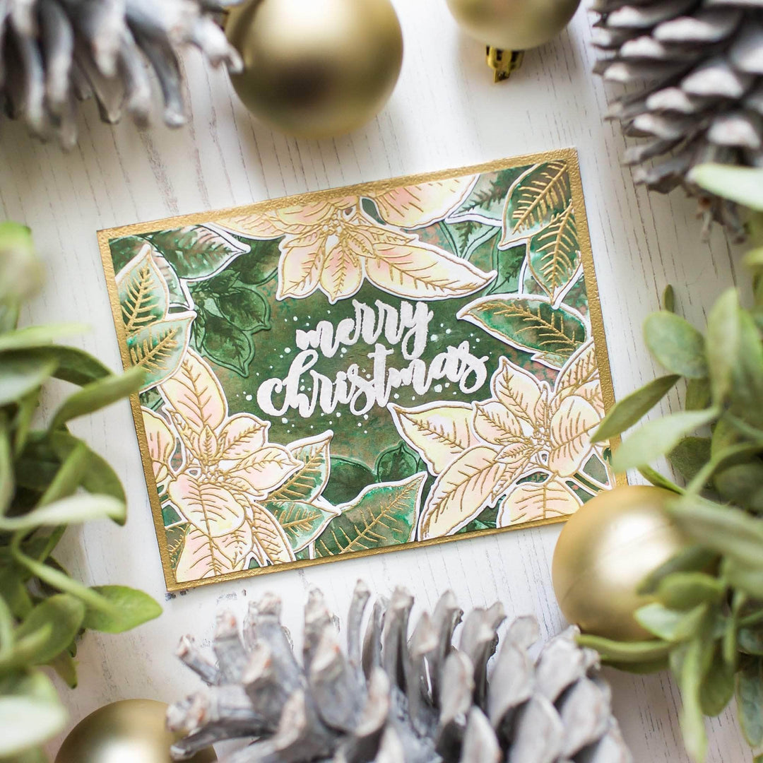 Part A-Glitz Art Craft Co.,LTD Dies Festive Poinsettia Die Set