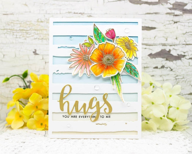Part A-Glitz Art Craft Co.,LTD Dies Happy Bloom Die Set