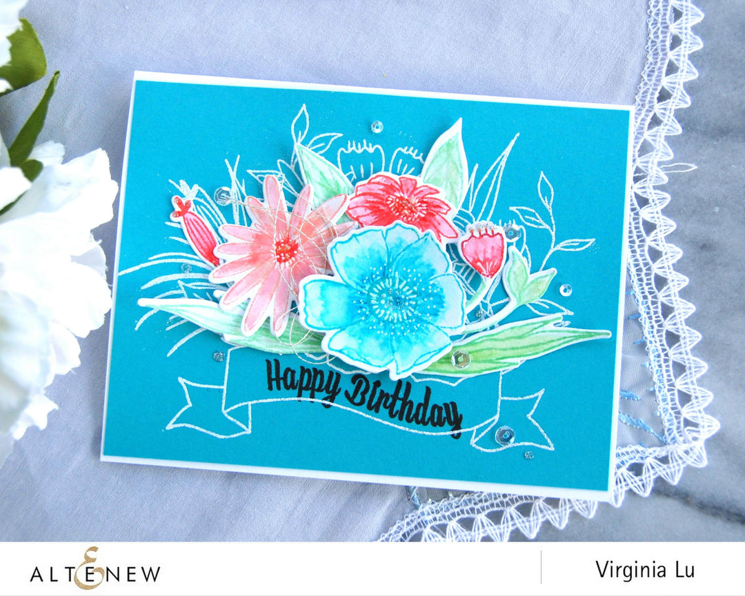 Part A-Glitz Art Craft Co.,LTD Dies Happy Bloom Die Set