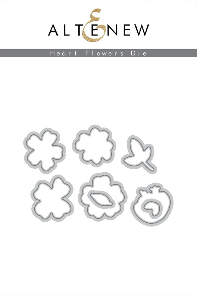 Part A-Glitz Art Craft Co.,LTD Dies Heart Flowers Die Set