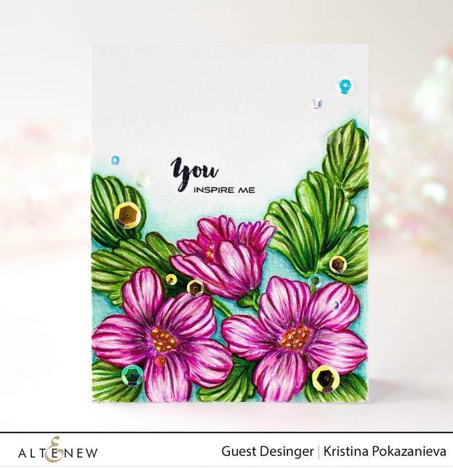 Part A-Glitz Art Craft Co.,LTD Dies Hibiscus Bouquet Die Set