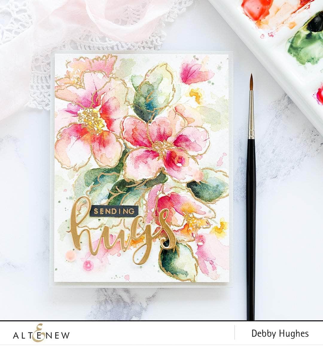 Part A-Glitz Art Craft Co.,LTD Dies Hibiscus Bouquet Die Set