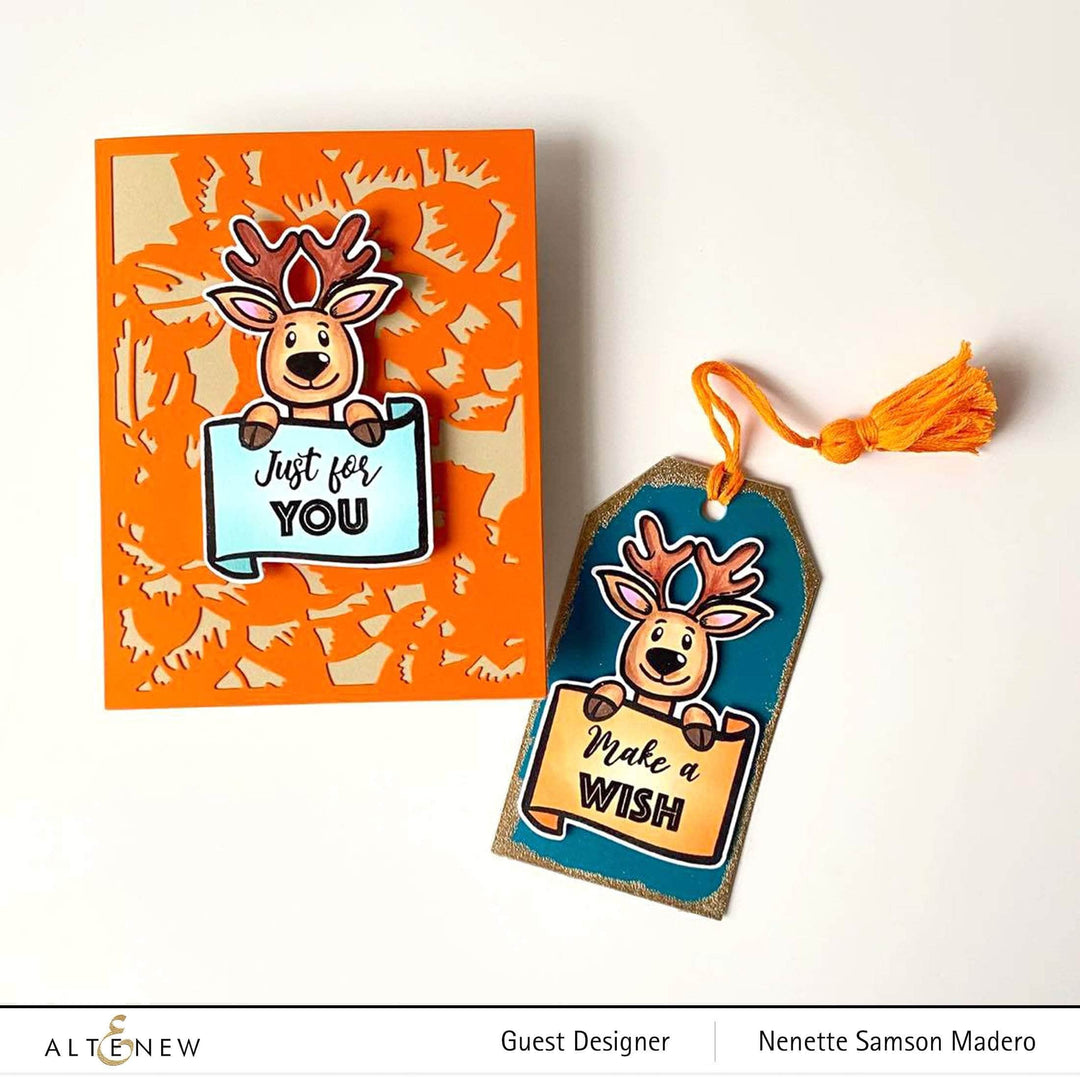Part A-Glitz Art Craft Co.,LTD Dies Z - Merry Reindeer Die Set
