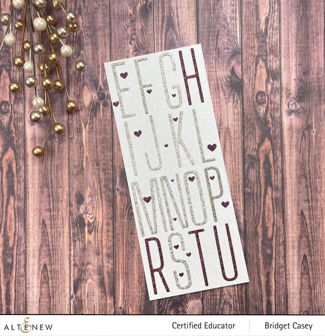 Part A-Glitz Art Craft Co.,LTD Dies Mighty Alphabet Die Set