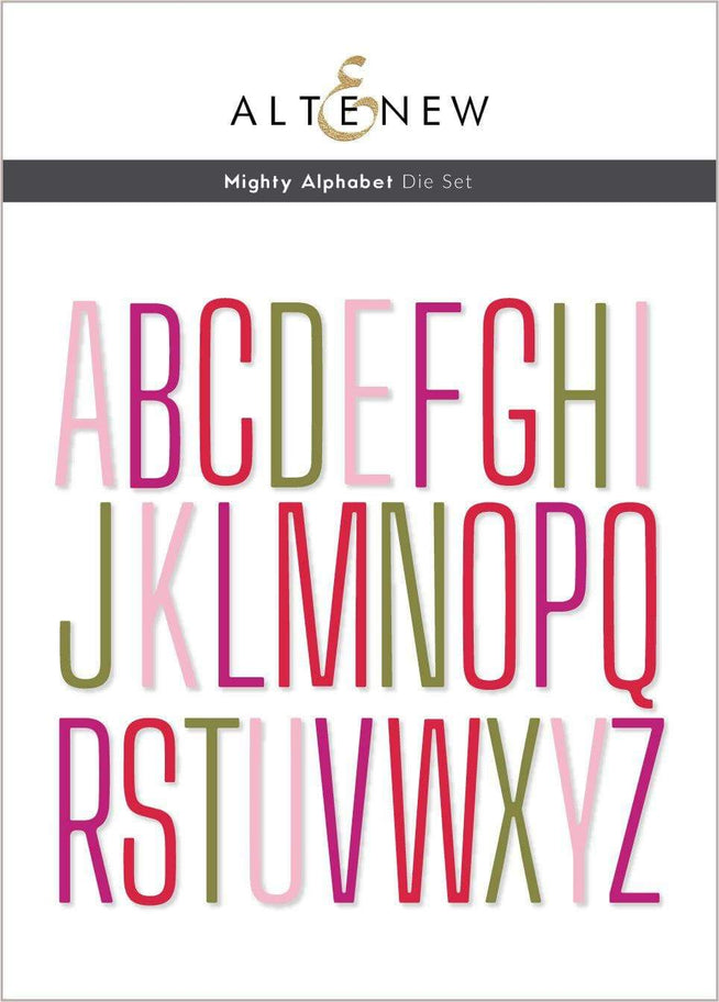Part A-Glitz Art Craft Co.,LTD Dies Mighty Alphabet Die Set