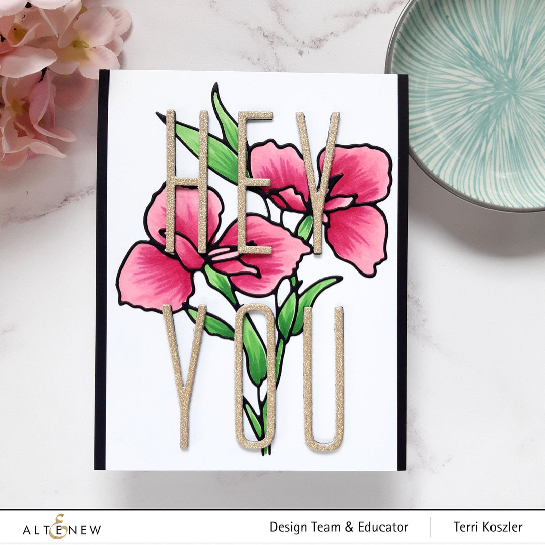 Part A-Glitz Art Craft Co.,LTD Dies Mighty Alphabet Die Set