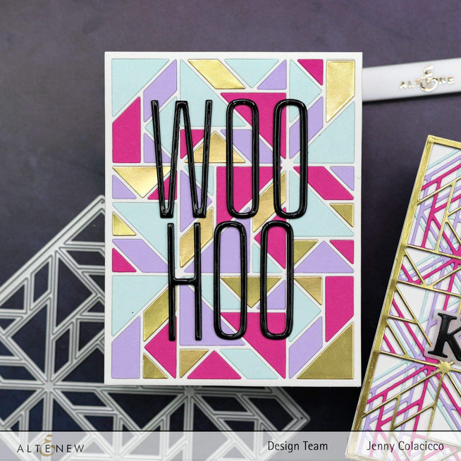 Part A-Glitz Art Craft Co.,LTD Dies Mighty Alphabet Die Set