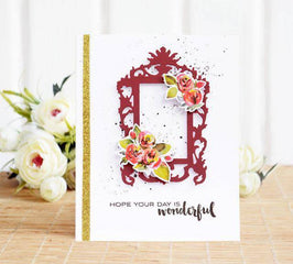 Part A-Glitz Art Craft Co.,LTD Dies New Day Card Kit Heart Frame Die Set