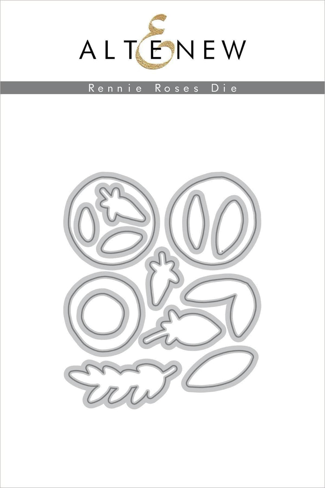 Part A-Glitz Art Craft Co.,LTD Dies Rennie Roses Die Set