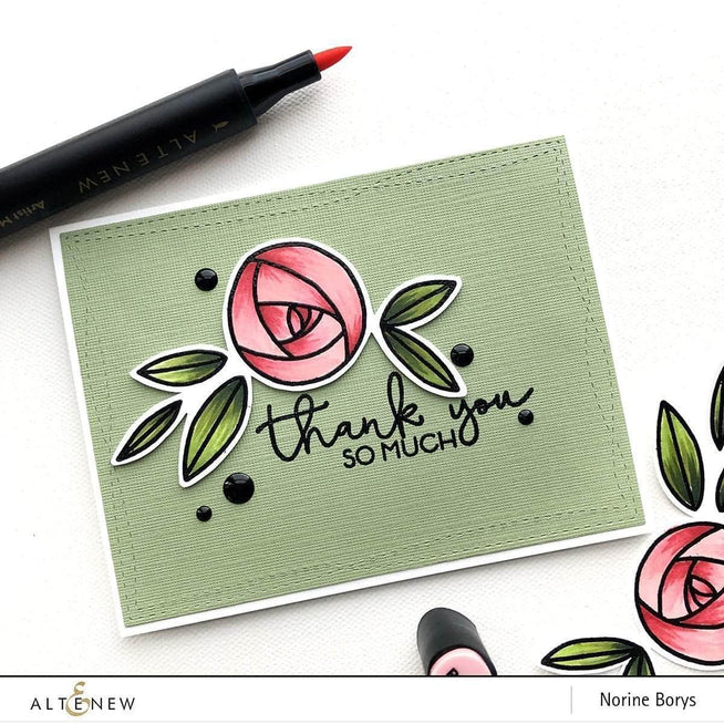 Part A-Glitz Art Craft Co.,LTD Dies Rennie Roses Die Set