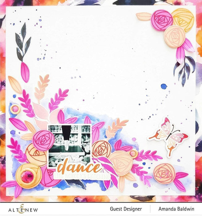 Part A-Glitz Art Craft Co.,LTD Dies Rennie Roses Die Set