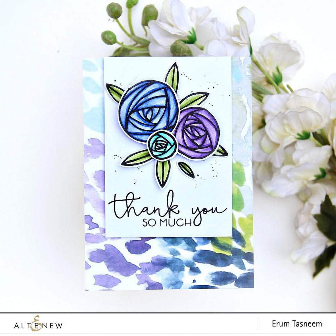 Part A-Glitz Art Craft Co.,LTD Dies Rennie Roses Die Set