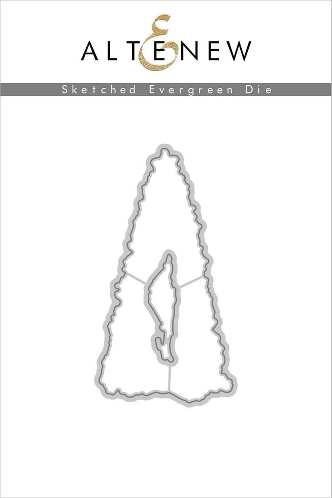 Part A-Glitz Art Craft Co.,LTD Dies Sketched Evergreen Die Set
