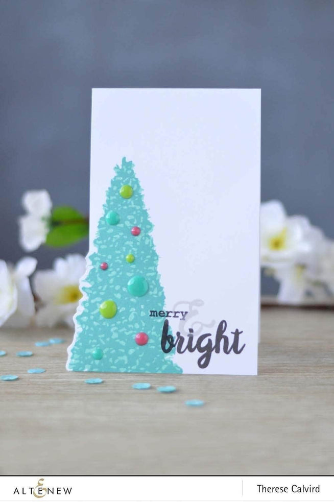 Part A-Glitz Art Craft Co.,LTD Dies Sketched Evergreen Die Set