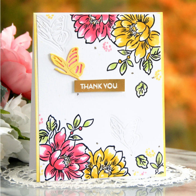 Part A-Glitz Art Craft Co.,LTD Dies Sunlit Butterflies Die Set