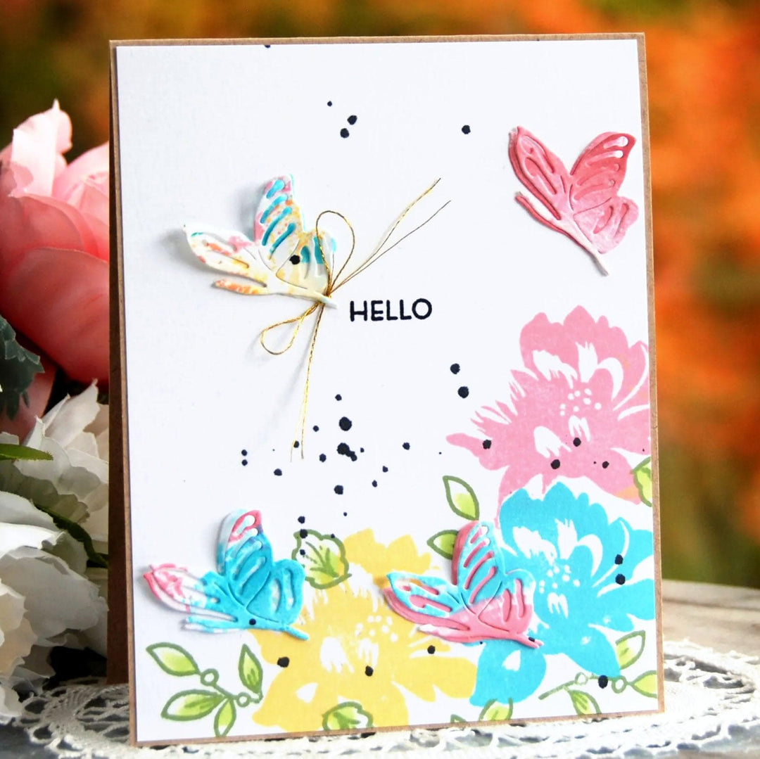 Part A-Glitz Art Craft Co.,LTD Dies Sunlit Butterflies Die Set