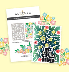 Zero-Waste Fun Little Flowers Die