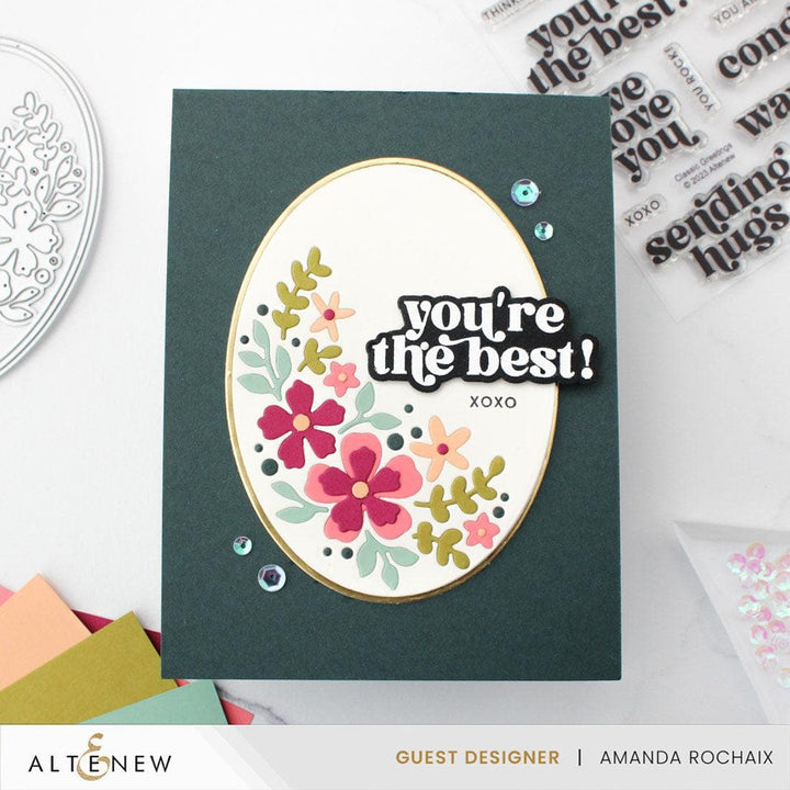 Zero-Waste: Oval Serenity Die Set
