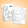 Colorful Blossoms (Coloring Pages)