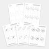 Free Coloring Practice Sheets Vol. 1 (Printable)