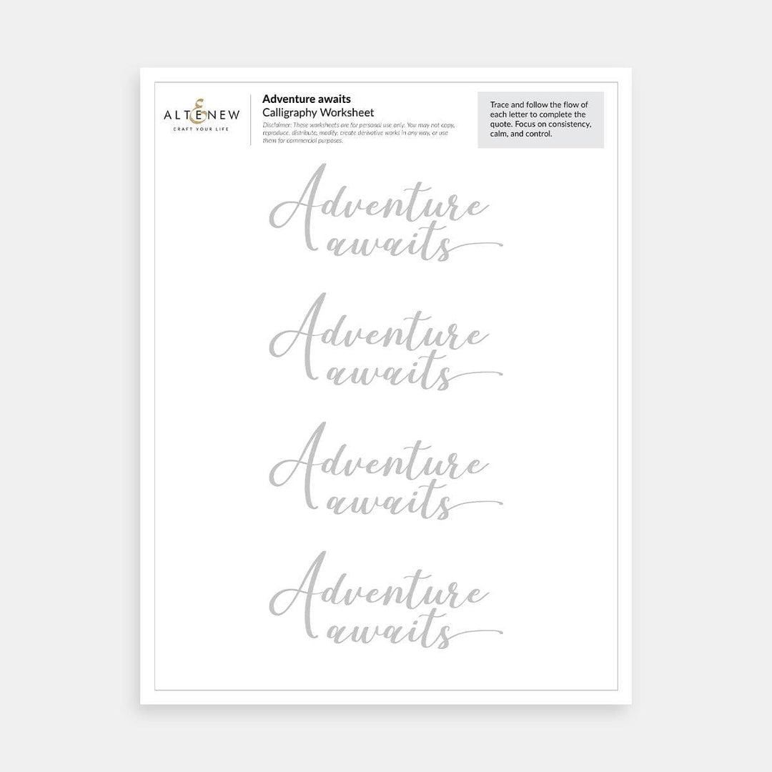 Travel-Inspired Printable Calligraphy Worksheets – Brush Lettering for Beginners!