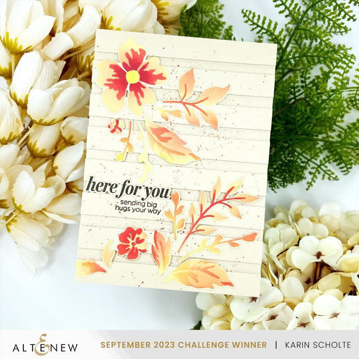 Dynamic Duo: Painted Floral Swag & Add-on Die Bundle