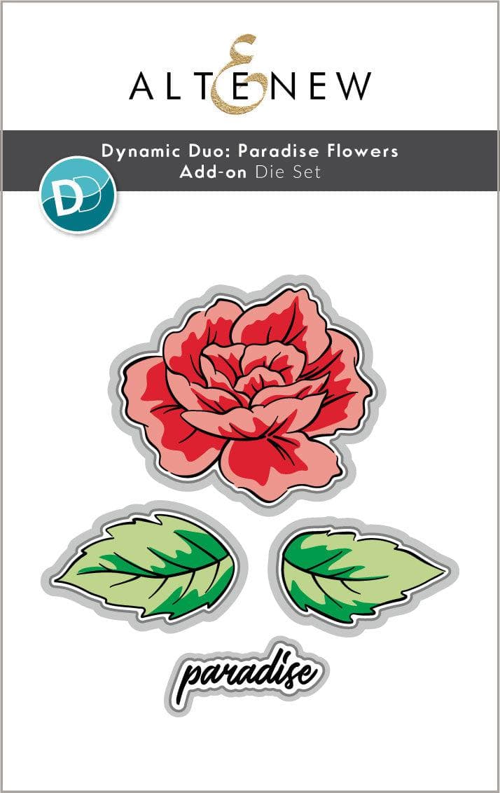 Altenew Dynamic Duo Bundle Dynamic Duo: Paradise Flowers & Add-on Die Bundle