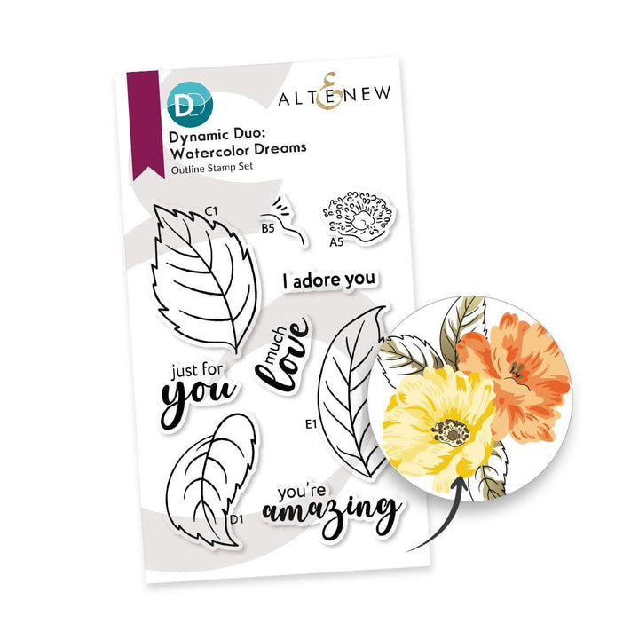 Dynamic Duo: Watercolor Dreams & Add-on Die Bundle