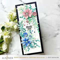 Dynamic Duo: Painted Floral Swag