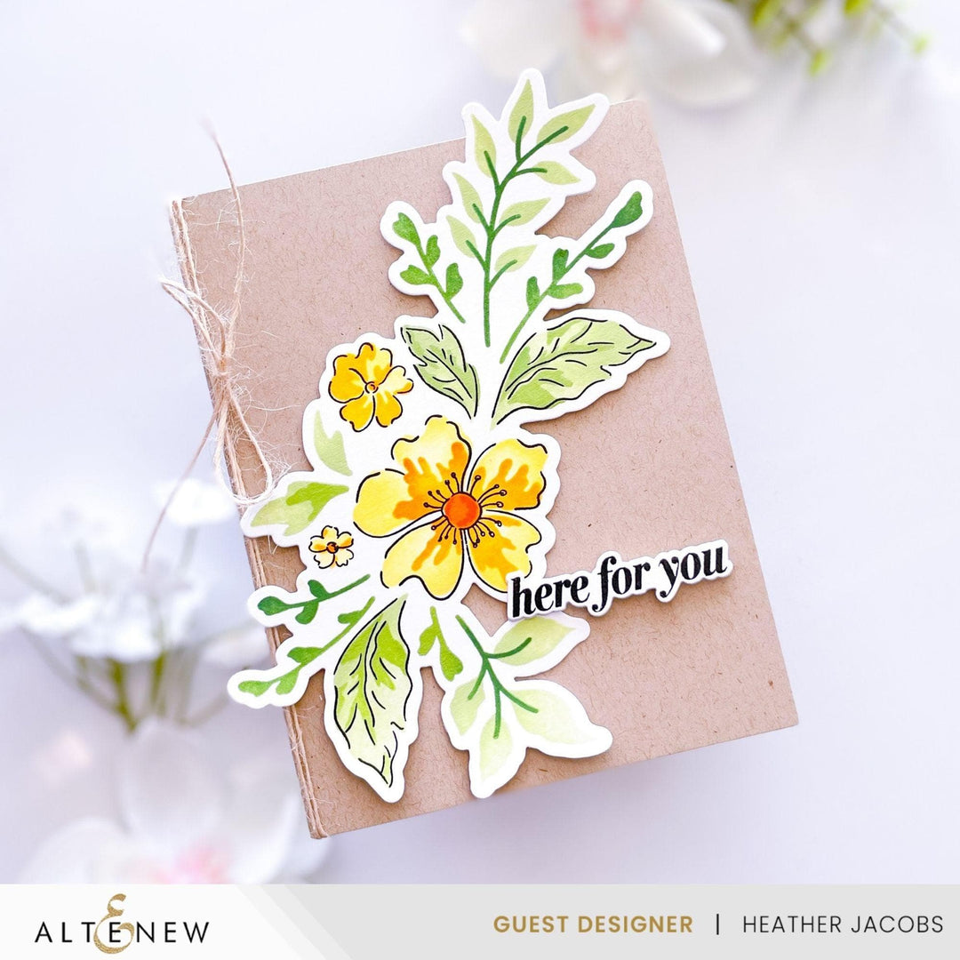 Dynamic Duo: Painted Floral Swag