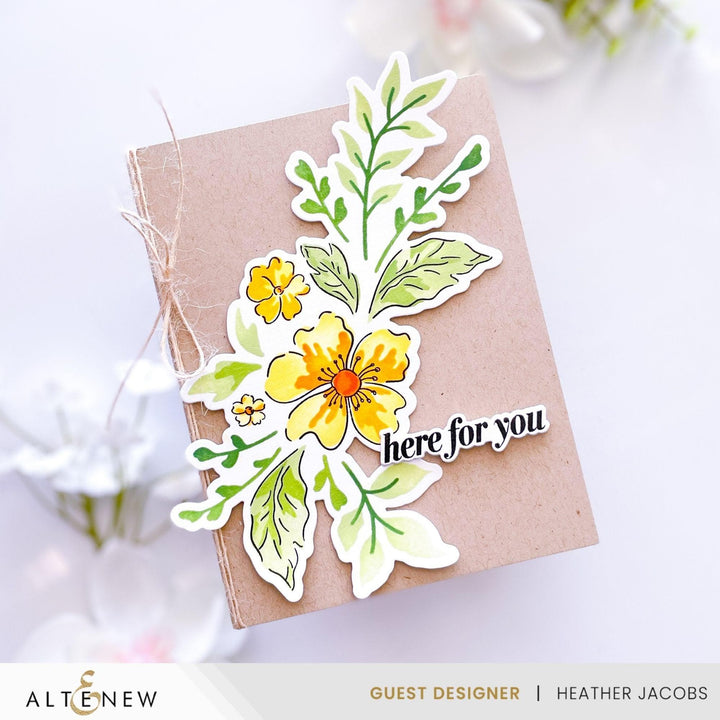 Dynamic Duo: Painted Floral Swag
