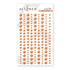 Apricot Frost Enamel Dots