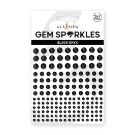 Black Onyx Gem Sparkles