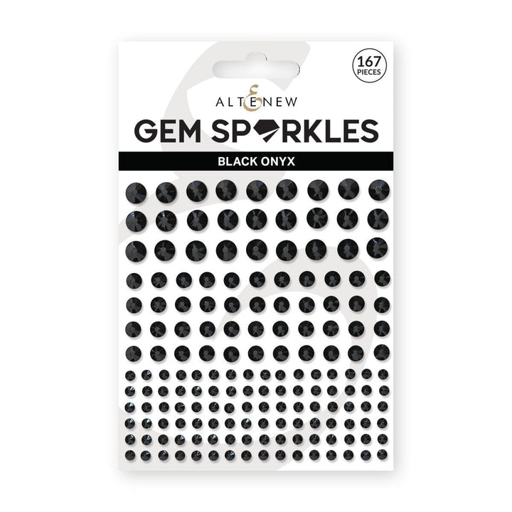 Black Onyx Gem Sparkles