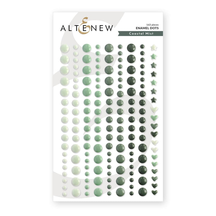 Coastal Mist Enamel Dots