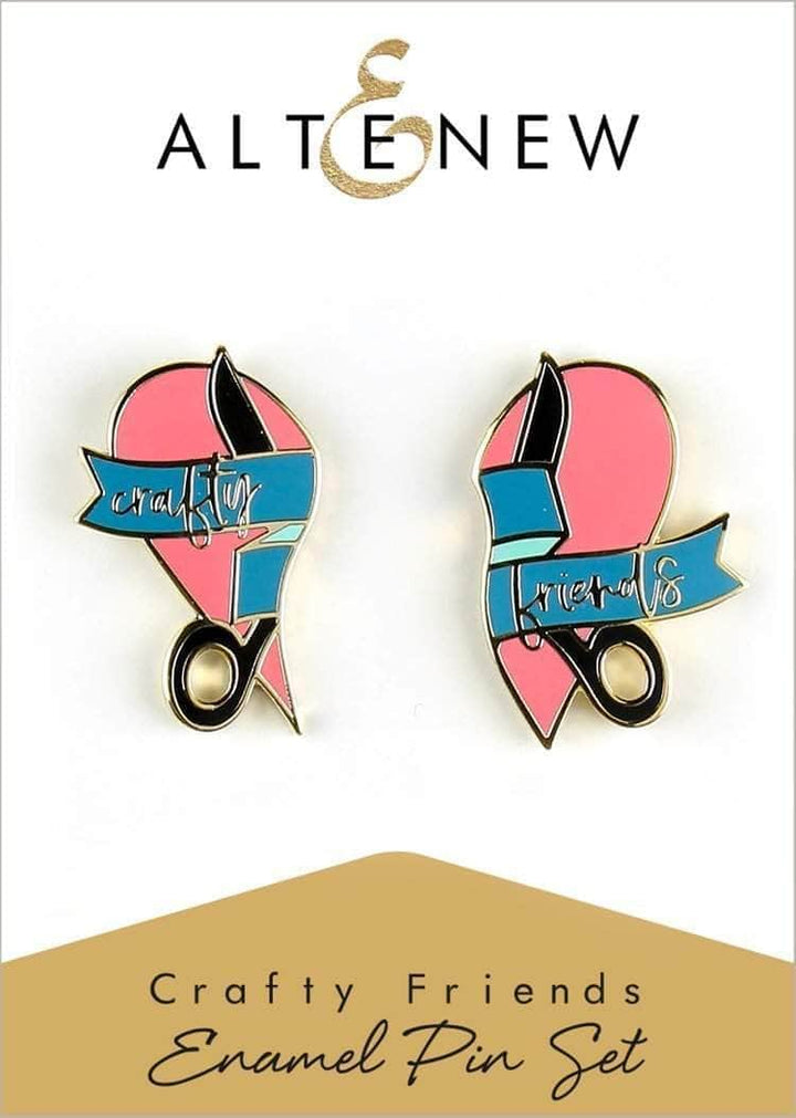 PinSource Embellishments Crafty Friends Enamel Pin Set