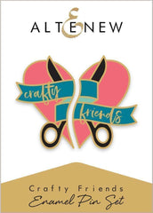 PinSource Embellishments Crafty Friends Enamel Pin Set