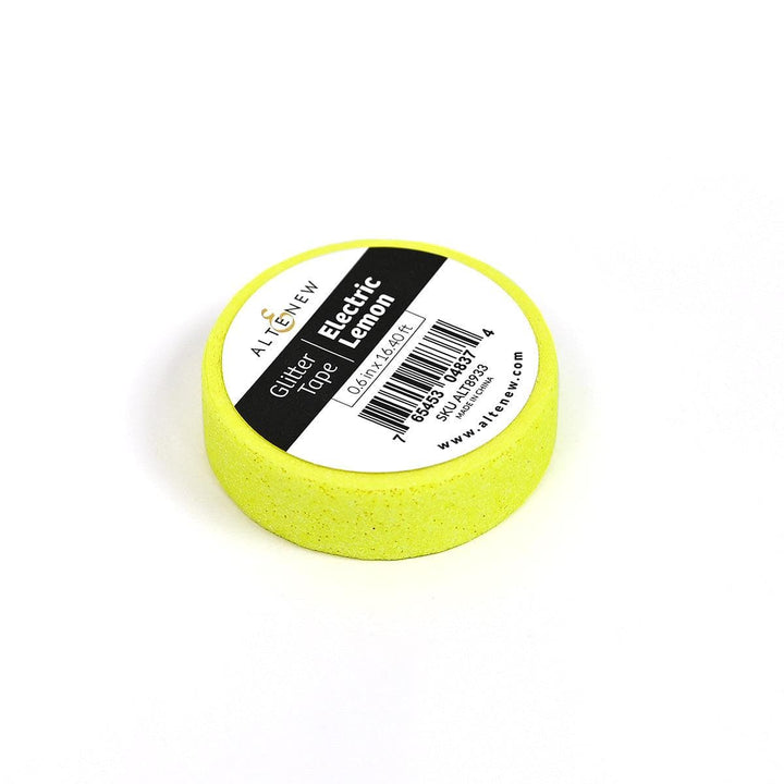 Electric Lemon Glitter Tape
