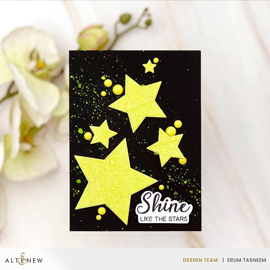 Electric Lemon Glitter Tape