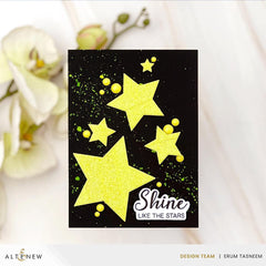 Electric Lemon Glitter Tape