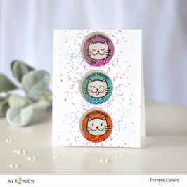 XF Tape Embellishments Friendly Cats Stickers