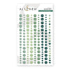 Frosted Foliage Enamel Dots