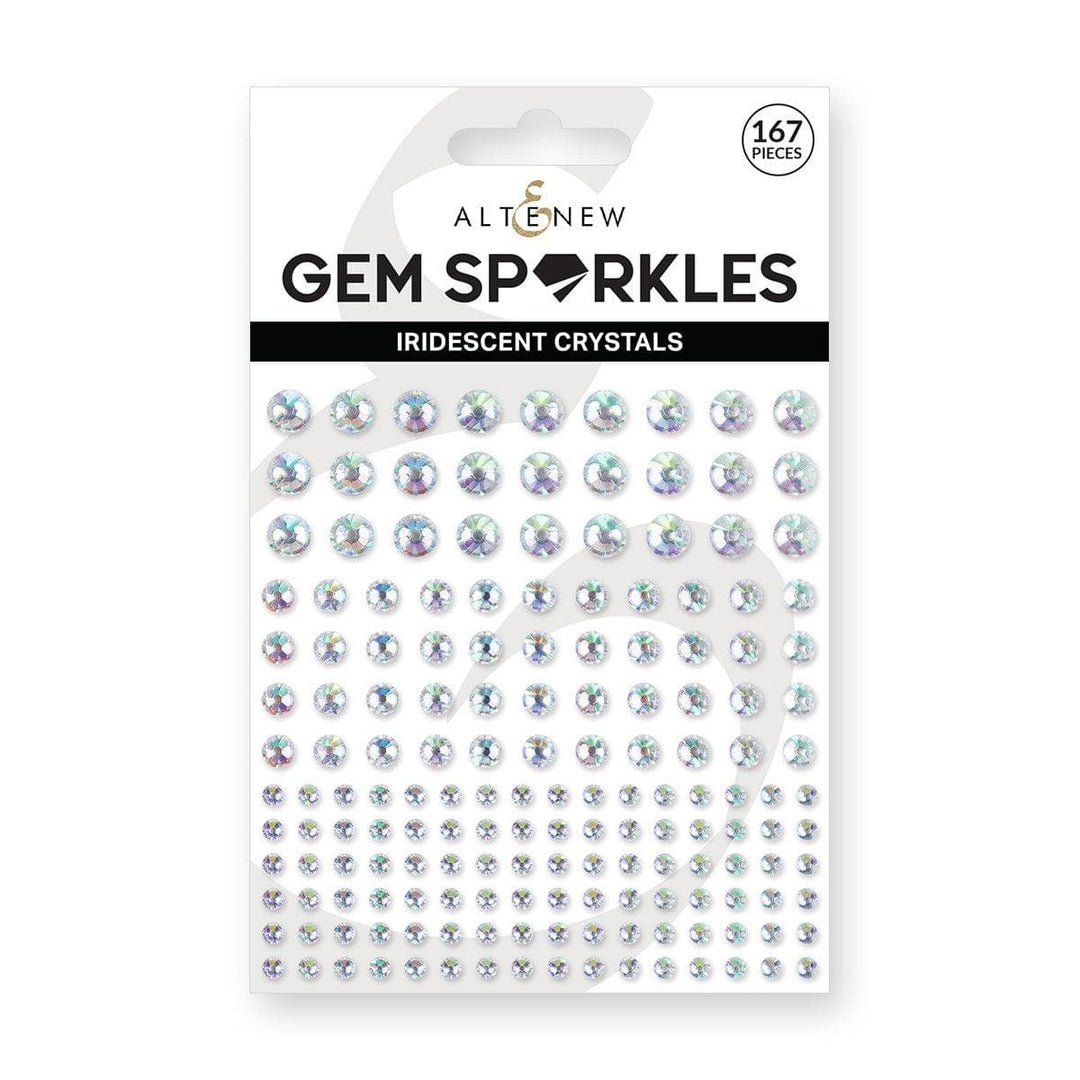 Iridescent Crystals Gem Sparkles