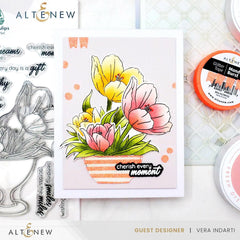 Mandarin Burst Glitter Tape
