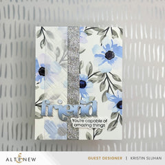 Moonlit Silver Glitter Tape