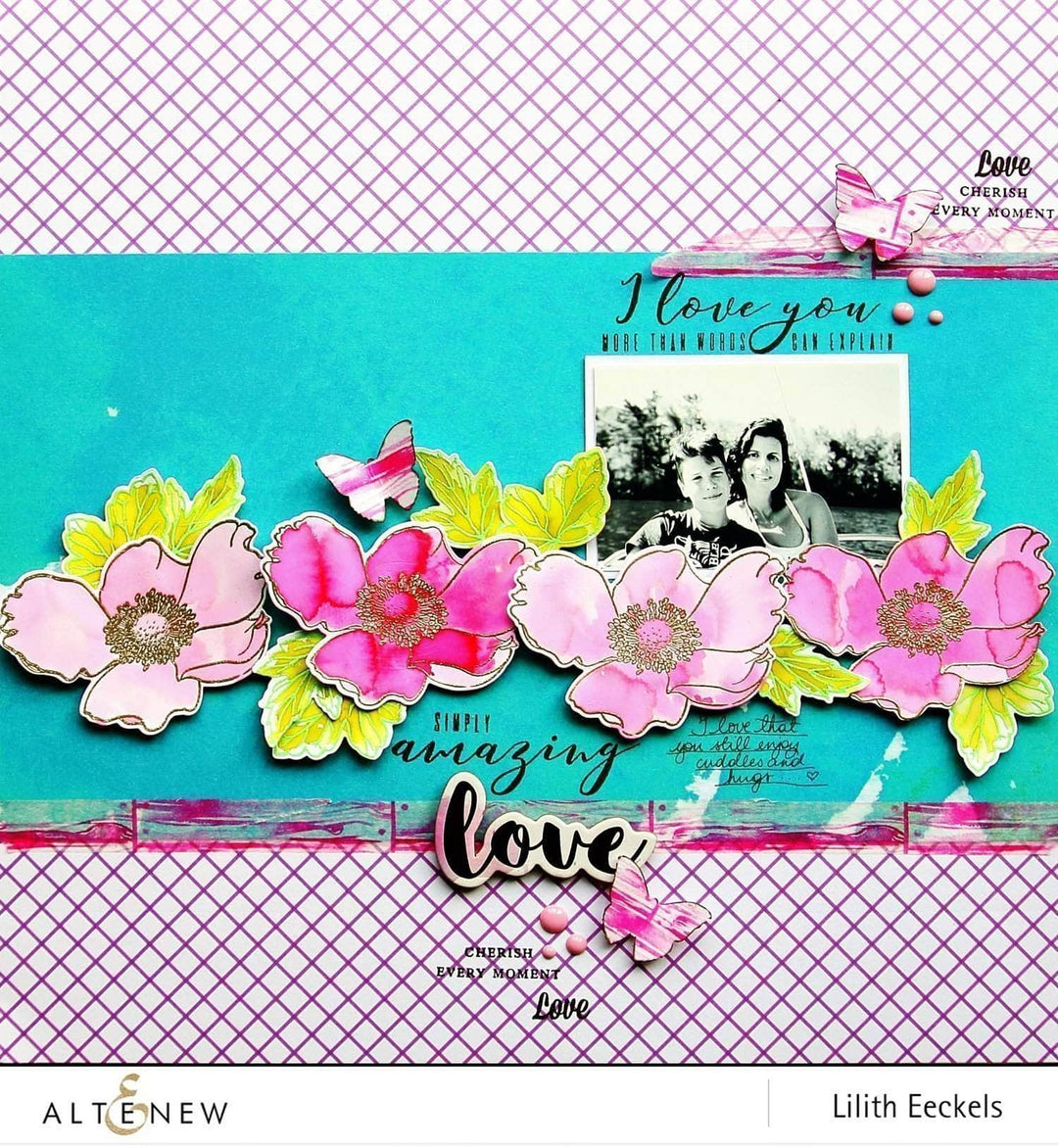 Altenew Embellishments Our Family 8.5 X 11 Chipboard Stickers