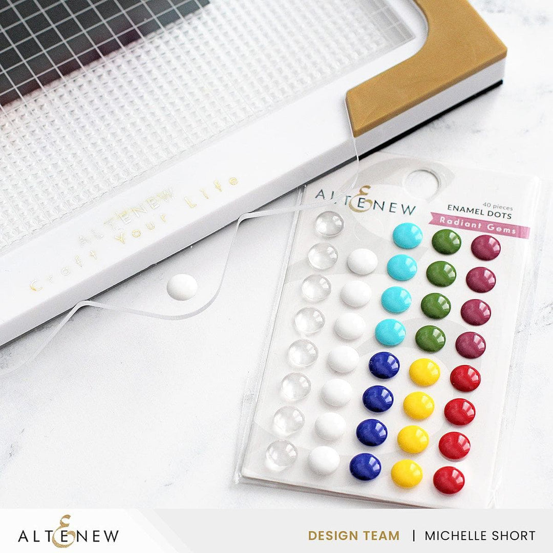 Radiant Gems Enamel Dots - Mini (Stampwheel Companion)